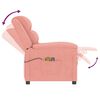 vidaXL Fauteuil électrique de massage Rose Velours