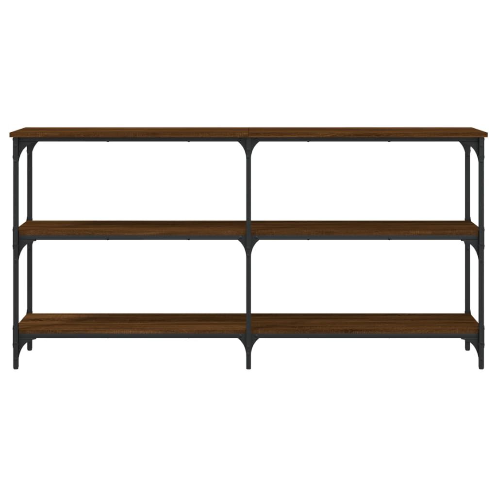 vidaXL Table console chêne marron 150x29x75 cm bois d'ingénierie