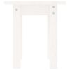 vidaXL Table basse Blanc Ø 35x35 cm Bois massif de pin