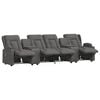 vidaXL Fauteuil de massage inclinable avec porte-gobelets 4 places