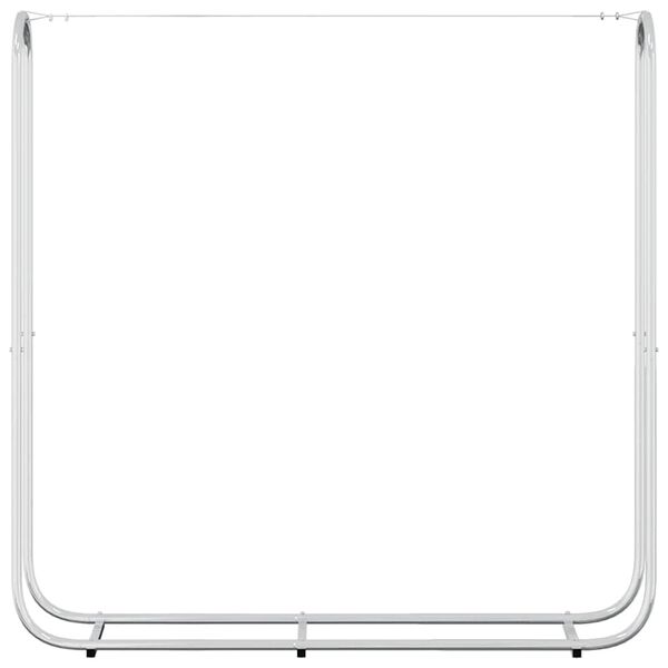 vidaXL Portant de bois de chauffage 150x25x150 cm acier galvanis&eacute;