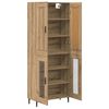 vidaXL Haut Armoire 2 pcs Ch&ecirc;ne artisanal Bois d'ing&eacute;nierie