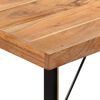 vidaXL Table de bar 150x70x107 cm bois massif d'acacia et fer