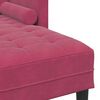 vidaXL Ensemble de Canap&eacute;s avec coussin 2 pcs Bordeaux Polyester