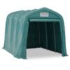 vidaXL Tente de garage PVC 2,4x3,6 m Vert