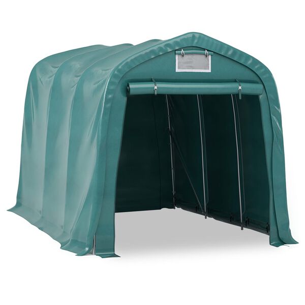 vidaXL Tente de garage PVC 2,4x3,6 m Vert