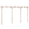 vidaXL Pergola Bambou 385x40x205 cm