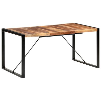 vidaXL Table de salle à manger 160x80x75 cm Bois solide
