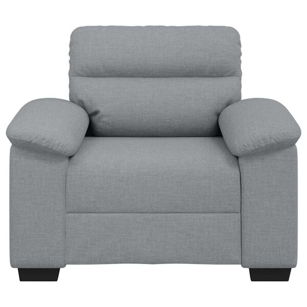 vidaXL Fauteuil gris clair 100x81x84 cm tissu
