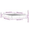 vidaXL Cadre de lit sans matelas chêne fumé 120x190 cm