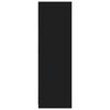 vidaXL Armoire avec tiroir Noir 79,5 x 49 x 156 cm Bois d&rsquo;ing&eacute;nierie