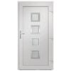 vidaXL Porte d'entr&eacute;e anthracite 98x208 cm PVC