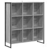 vidaXL Biblioth&egrave;que 99,5 x 30 x 108,5 cm Bois d'ing&eacute;nierie Gris Sonoma