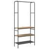 vidaXL Porte-v&ecirc;tements Ch&ecirc;ne artisanal 77 x 30 x 171 cm
