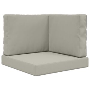vidaXL Coussin de canap&eacute; d'ext&eacute;rieur Polyester Gris 60 x 60 cm
