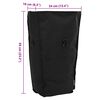 vidaXL Sac à vélo Noir 34 x 16 x 59 cm Polyester