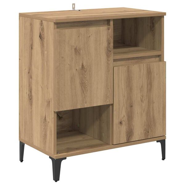 vidaXL Buffet Ch&ecirc;ne artisanal 60 x 35 x 70 cm Bois d'ing&eacute;nierie