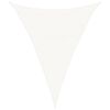 vidaXL Voile d'ombrage 160 g/m&sup2; Blanc 5x6x6 m PEHD