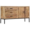 vidaXL Buffet 140x35x75 cm Bois de manguier massif