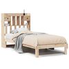 vidaXL Lit biblioth&egrave;que sans matelas 90x200 cm bois de pin massif