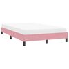 vidaXL Cadre de lit sans matelas rose 120x220 cm velours
