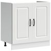 vidaXL Meuble bas pour &eacute;vier Kalmar blanc 80x46x81,5cm bois ing&eacute;nierie
