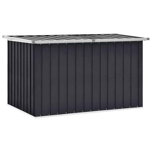 vidaXL Bo&icirc;te de rangement de jardin Anthracite 149x99x93 cm