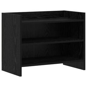 vidaXL Meuble TV 60 x 33 x 47 cm Ch&ecirc;ne noir Bois d'ing&eacute;nierie