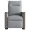 vidaXL Fauteuil inclinable Gris clair Tissu