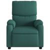 vidaXL Fauteuil inclinable &eacute;lectrique Vert fonc&eacute; Tissu