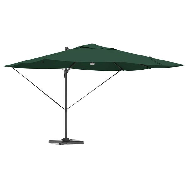 vidaXL Parasol Vert 351 x 250 x 253 cm Polyester et Aluminium