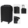 ProWorld Valise design &agrave; losanges 28 L noir