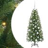 vidaXL Sapin de No&euml;l artificiel avec 150 LED Vert 120 cm PE et PVC