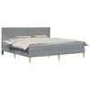 vidaXL Cadre de lit 180 x 200 cm Gris clair