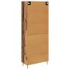 vidaXL Haut Armoire Bois Ancien 69,5 x 34 x 180 cm Bois d'ing&eacute;nierie