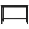 vidaXL Bureau Noir 112 x 50 x 75 cm Bois de Pin Massif