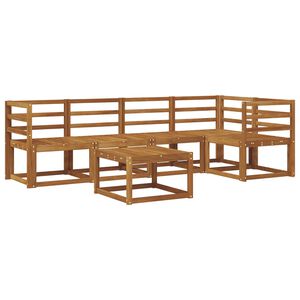 vidaXL Ensemble de canap&eacute;s d'ext&eacute;rieur 6 pcs Naturel