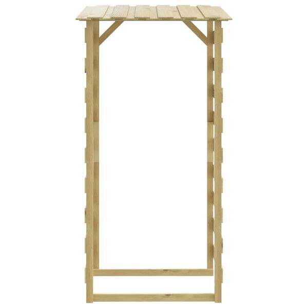 vidaXL Pergolas avec toits 6 pcs 100x90x200 cm Bois de pin impr&eacute;gn&eacute;