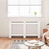 vidaXL Cache-radiateur Blanc 152x19x81,5 cm MDF