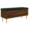 vidaXL Banc de rangement ch&ecirc;ne marron 102x42x46 cm bois d'ing&eacute;nierie