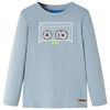 vidaXL T-shirt enfants manches longues bleu clair 128