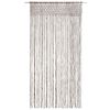 vidaXL Rideau en macramé Taupe 140x240 cm Coton