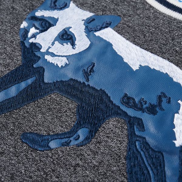 Sweatshirt pour enfants mélange bleu marine 92