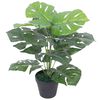 vidaXL Plante Monstera artificielle avec pot 45 cm Vert