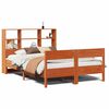 vidaXL Lit biblioth&egrave;que sans matelas cire marron 150x200 cm pin massif
