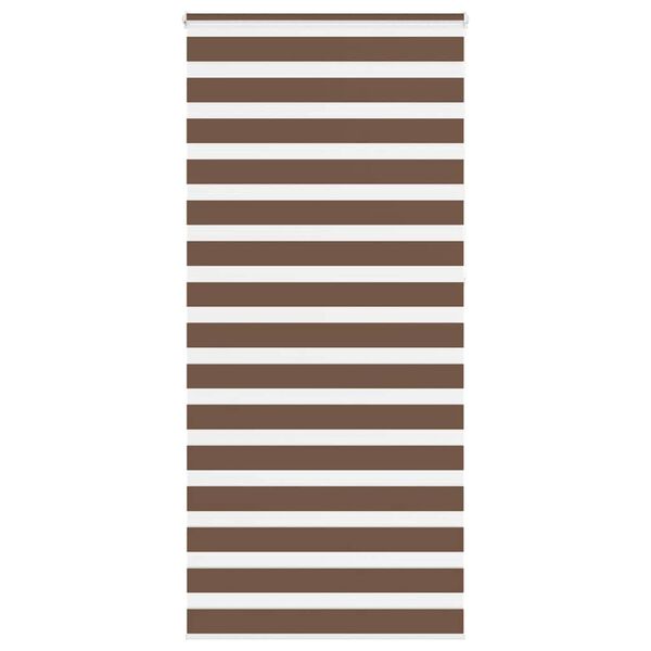 vidaXL Store z&egrave;bre marron 110x230cm largeur du tissu 105,9cm polyester