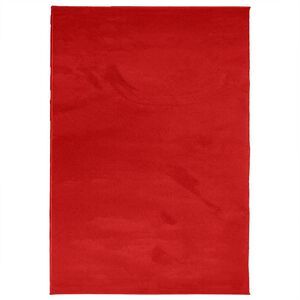 vidaXL Tapis OVIEDO &agrave; poils courts rouge 160x230 cm