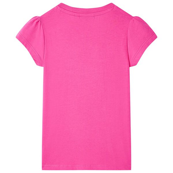 T-shirt pour enfants rose fonc&eacute; 104