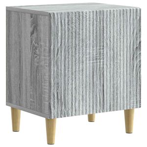 vidaXL Cabinet de chevet Sonoma gris 43 x 34,5 x 50 cm