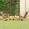 vidaXL Ensemble de salon de jardin Adirondack 3 pcs bois acacia solide